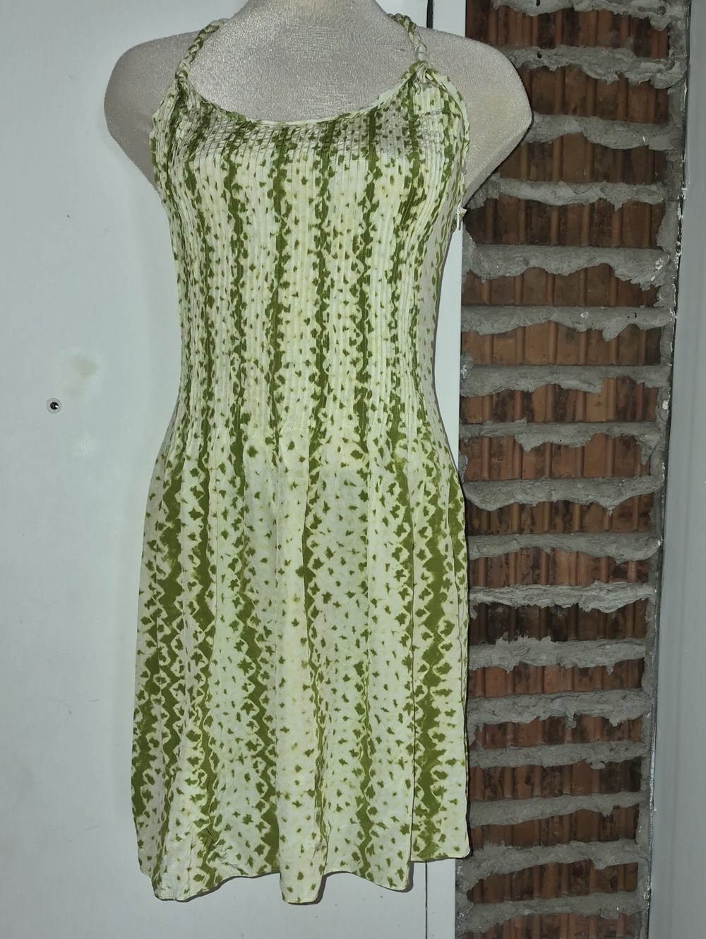 Banana Republic 100% Silk Sun Halter Dress Size 8